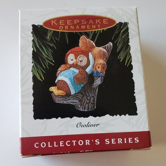 Hallmark Keepsake Ornament Owliver #2 in Series 1993 - Picture 1 of 1